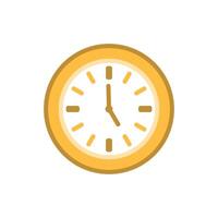 clock icon design template elegant style vector