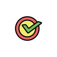 checklist icon design template elegant style vector