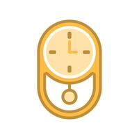 clock icon design template elegant style vector