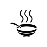 bowl icon design template elegant style vector