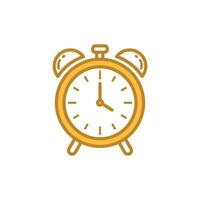 alarm clock icon design template elegant style vector