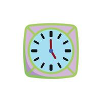clock icon design template elegant style vector