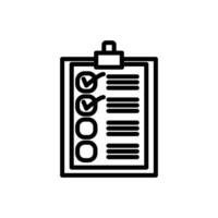 checklist icon design template elegant style vector