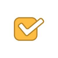 checklist icon design template elegant style vector