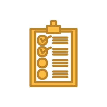 checklist icon design template elegant style vector