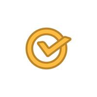 checklist icon design template elegant style vector