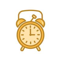 alarm clock icon design template elegant style vector