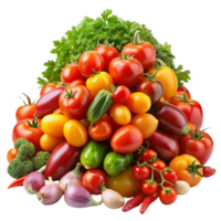 Grape tomatoes Vegetables Pile Of Heap Of Piled Up Together Hyperrealistic Highly Detailed Isolated On Transparent Background png