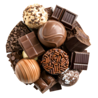 Chocolate cake globe for World Chocolate Day png
