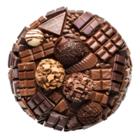 Chocolate cake globe for World Chocolate Day png