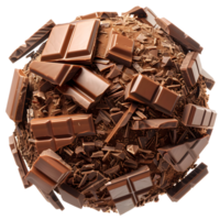 Chocolate cake globe for World Chocolate Day png