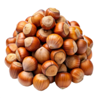 Heap of Hazelnuts Grains Image Photo png