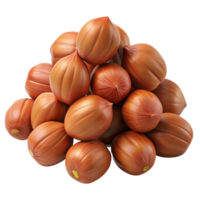 Heap of Hazelnuts 3d Concept png