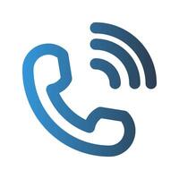 Phone outline icon. with gradient colors suitable for interfaces, websites, UI and mobile apps. vector