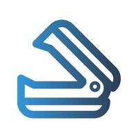 stapler tools outline icon. with gradient colors suitable for interfaces, websites, UI and mobile apps. vector
