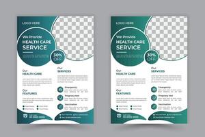 Corporate business flyer template design set, Brochure design vector