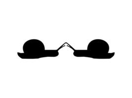 Silhouette of the Snails are also called Escargot, Flat Style, Pair Animal Series, can use for Logo, Art Illustration, Apps, Website or Graphic Design Element vector