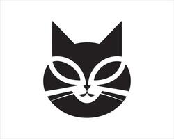 Cat logo design icon symbol illustration vector
