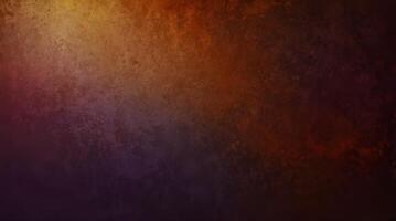 Rich gradient texture with a vintage cherry gold background that allows for design space and shades of dark orange, brown, and purple. Ideal for settings with an autumn theme, Halloween, photo