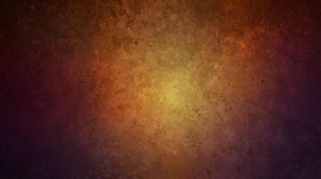 Rich gradient texture with a vintage cherry gold background that allows for design space and shades of dark orange, brown, and purple. Ideal for settings with an autumn theme, Halloween, photo