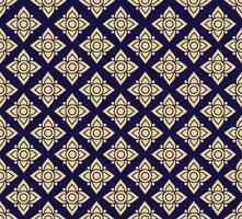 Thai fabric seamless pattern background vector
