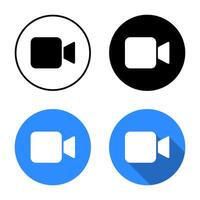 call flat icon on circle background vector