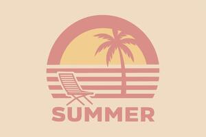 Cute design summer season for your Tshirt design vintage and retro, community design vector