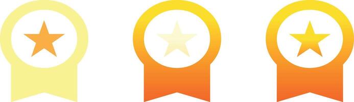 Approved or certified medal icon. Approval signs, verified, quality symbol. Certified, qualified, the best, check mark and number one. Workspace premium gradient . vector