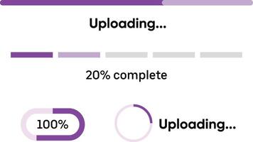 loading bar progress icons, load sign green illustration. System software update and upgrade concept. illusration EPS 10 vector