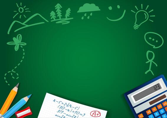 School banner creative concept with copy space.