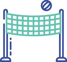 Net outline color illustration vector