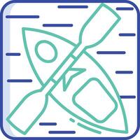bird watching outline color illustration vector