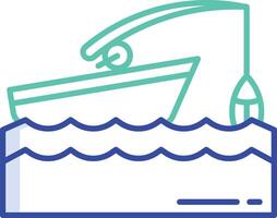 cycling outline color illustration vector