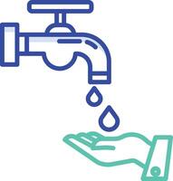 Wash outline color illustration vector