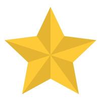 Hand drawn star Isolated on white background vector
