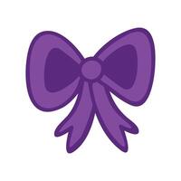 Gift ribbon bow knot bow present illustration on background vector