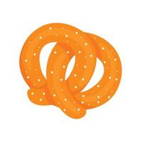 Pretzel illusutration isolated on white background vector