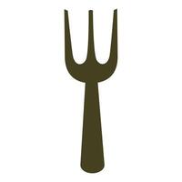 Design Knife and Fork Icon Style isolated on white background vector