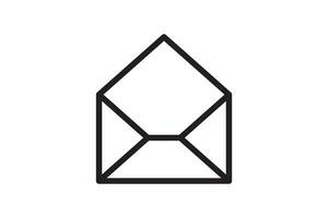 Mail icon sign. Letter envelope symbol. Message send to address illustration. vector