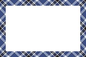Vintage frame . Scottish border pattern retro style. Tartan plaid ornament. vector