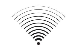 Wi Fi symbol signal connection. wireless internet technology sign. Wifi network communication icon. vector