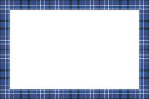 Vintage frame . Scottish border pattern retro style. Tartan plaid ornament. vector