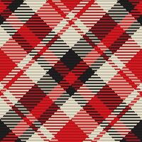 Seamless pattern of scottish tartan plaid. Repeatable background with check fabric texture. backdrop striped textile print. vector