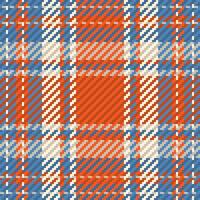 Seamless pattern of scottish tartan plaid. Repeatable background with check fabric texture. backdrop striped textile print. vector