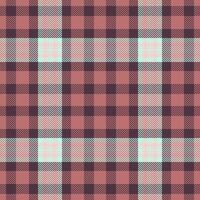 Illustration tartan textile, intense plaid background texture. Greeting fabric seamless check pattern in light and pink colors. vector