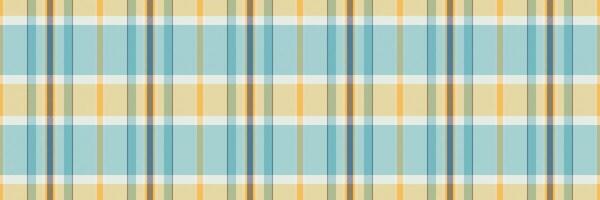 Pyjamas textile background seamless, card tartan pattern check. 70s texture fabric plaid in light and cyan colors. vector