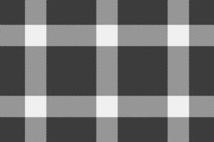 Handkerchief textile fabric seamless, performance plaid background. Overlayed tartan check texture pattern in grey and white colors. vector
