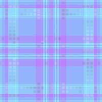 Cool check background plaid, installing seamless pattern texture. Kingdom tartan fabric textile in blue and cyan colors. vector