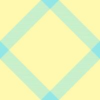 Product pattern check seamless, decoration tartan texture background. Creation fabric textile plaid in yellow and teal colors. vector