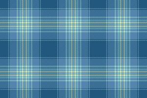 Man textile check , underwear seamless fabric tartan. Soft plaid pattern background texture in cyan and light colors. vector
